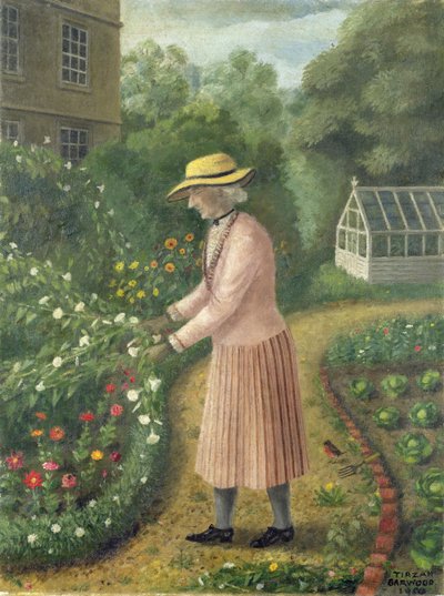 Donna Inglese (Mrs Nicholas di Copford Place, 96 anni) da Tirzah Ravilious