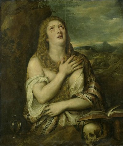 Maria Maddalena Penitente da Titiaan (copy after)