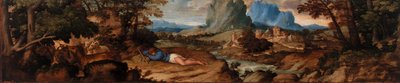 Pastore dormiente da Titian (Tiziano Vecellio)