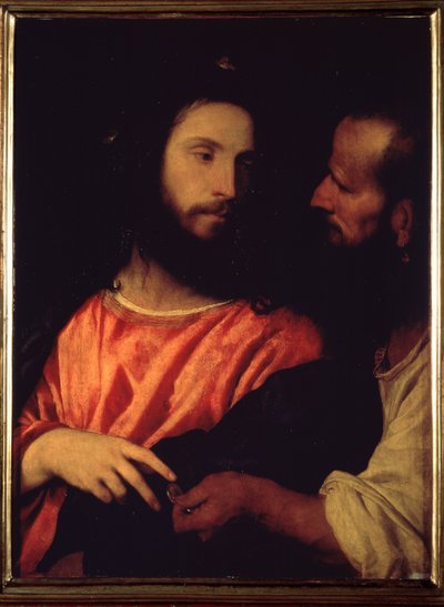 Il tributo in denaro da Titian (c.1488 1576)