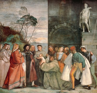 Miracolo del neonato, (dettaglio) da Scene della vita di Sant