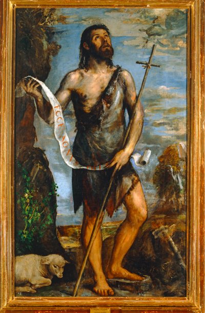 San Giovanni Battista. 10014726 ... da Titian (c.1488-1576)