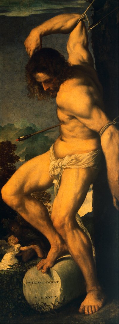 San Sebastiano (dettaglio) da Titian (c.1488 1576)