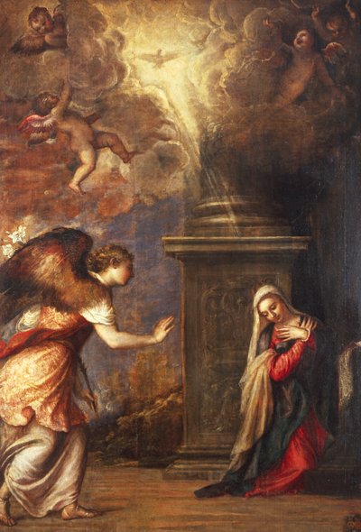 Annunciazione, Chiesa di San Domenico Maggiore a Napoli da Titian (c.1488 1576)