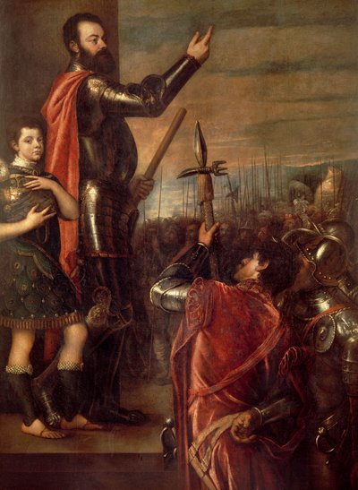 Il discorso del Marchese del Vasto da Titian (c.1488 1576)