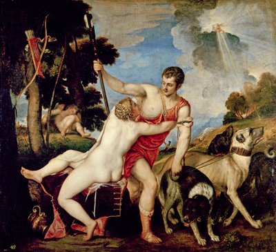 Venere e Adone da Tiziano Vecelli