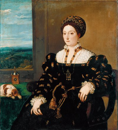 Ritratto di Eleonora Gonzaga, Duchessa di Urbino da Tiziano Vecelli