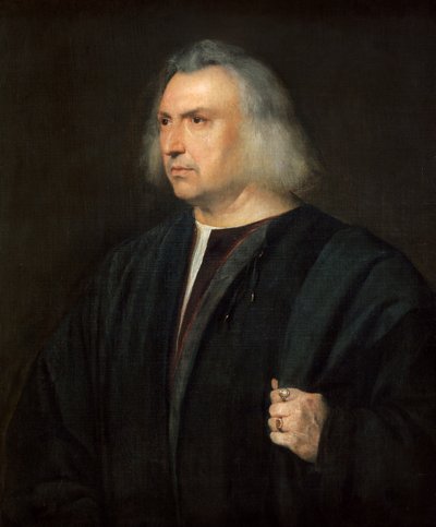 Ritratto di uomo (o medico Gian Giacomo Bartolotti da Parma) da Titian (c.1488 1576)