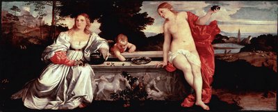 Amore sacro e amore profano da Tiziano Vecelli