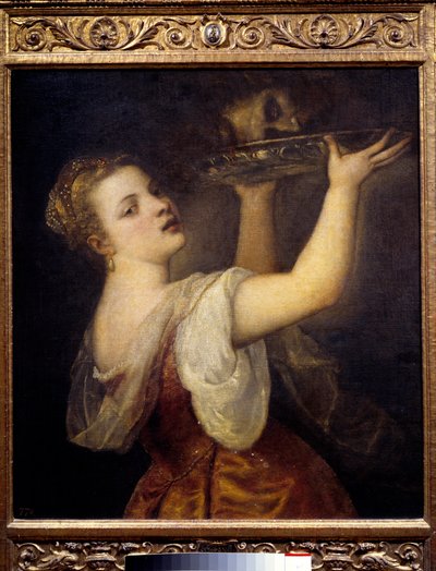 Salomè con la testa di San Giovanni Battista da Tiziano Vecelli