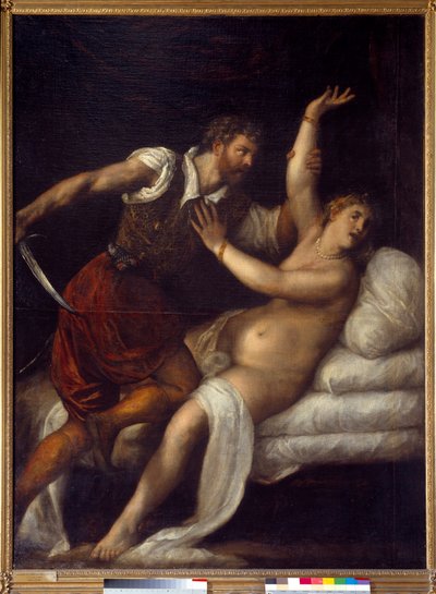 Il ratto di Lucrezia o Tarquinio e Lucrezia da Tiziano Vecelli