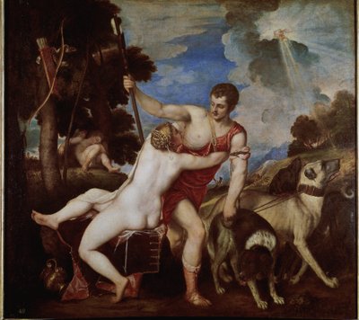Venere e Adone da Titian (c.1488 1576)