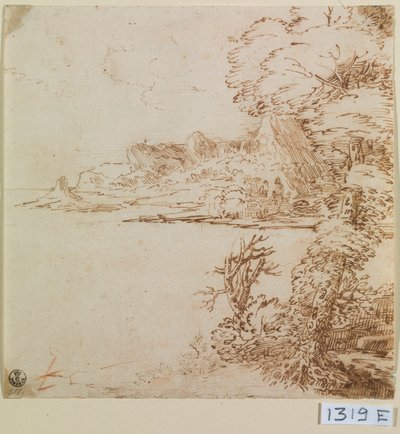 Veduta di una costa montuosa da Titian (c.1488 1576)