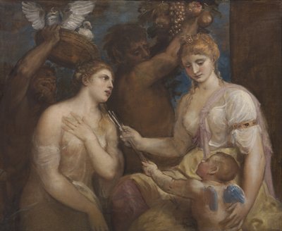 Allegoria di Venere e Cupido, c.1600 da Tiziano Vecelli