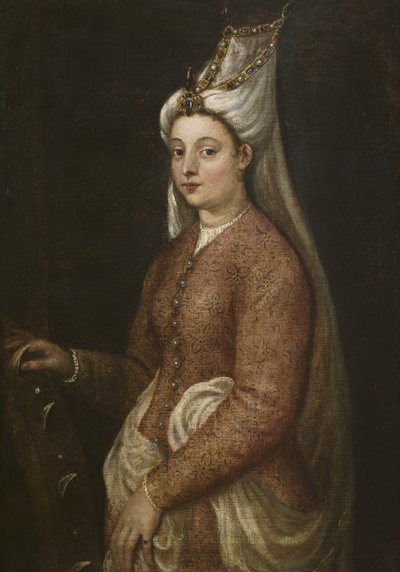 Cameria, figlia di Solimano il Magnifico, come Santa Caterina da Tiziano Vecelli