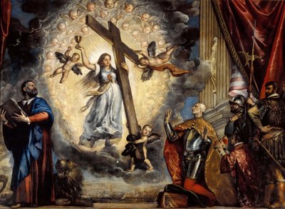 Doge Antonio Grimani in ginocchio davanti alla Fede, tra il 1555 e il 1576 da Titian