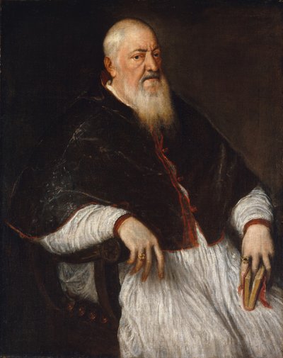 Filippo Archinto nato circa 1500, morto 1558, Arcivescovo di Milano, metà degli anni 1550 da Tiziano Vecelli