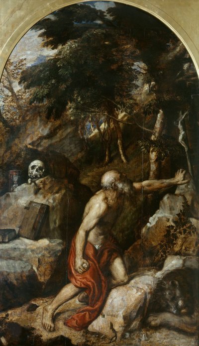 San Girolamo penitente, c. 1550 da Titian