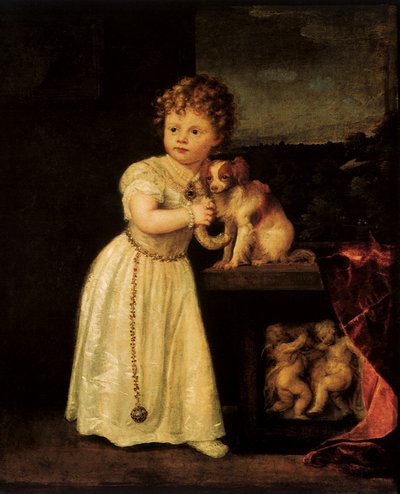 Ritratto di Clarissa Strozzi, 1542 da Tiziano Vecelli
