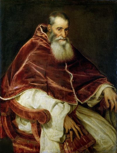 Ritratto di Papa Paolo III da Titian