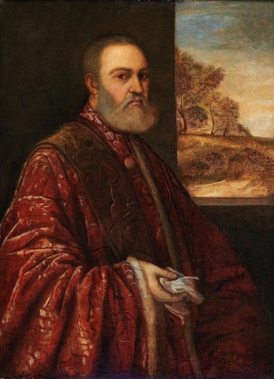 Ritratto del procuratore Alessandro Contarini, ca. 1540-1545 da Titian,