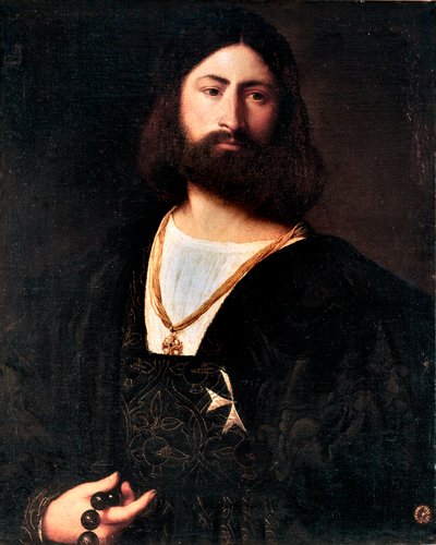 Ritratto di un cavaliere di Malta da Tiziano Vecelli