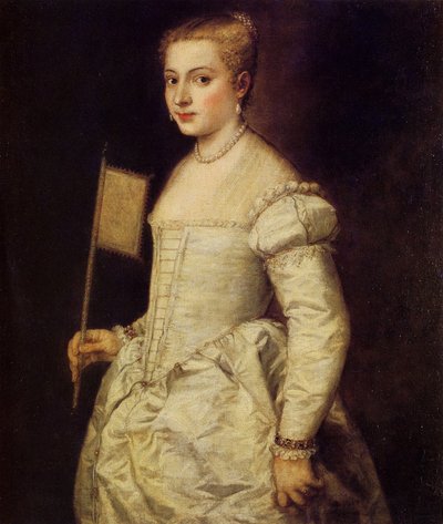 Ritratto di una signora in bianco, ca 1561 da Titian