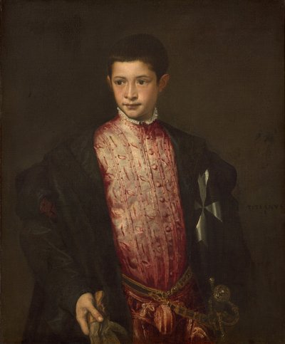 Ranuccio Farnese, 1541-1542 da Titian