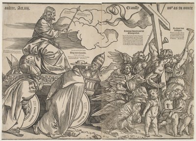 Trombe e il Carro di Cristo, c.1511 da Tiziano Vecelli