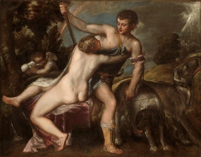 Venere e Adone da Tiziano Vecelli