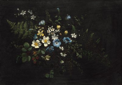 Ramo di fiori e felci, data sconosciuta da Titian Ramsay Peale