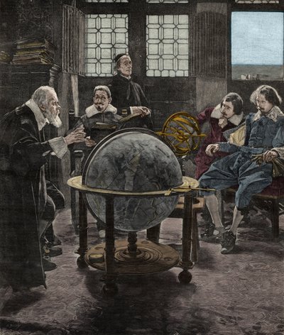 John Milton (1608-1674) visita Galileo Galilei nella sua prigione dell