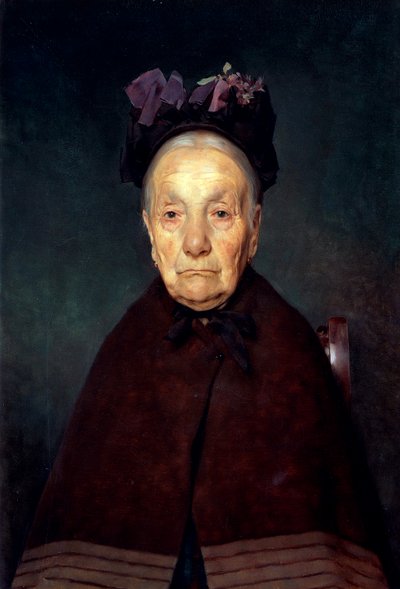 Ritratto di donna anziana di Tito Lessi (1858-1917) da Tito Lessi