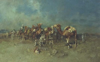 Una carovana araba da Tito Pelliciotti