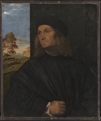 Ritratto del pittore veneziano Giovanni Bellini (?) da Tizian
