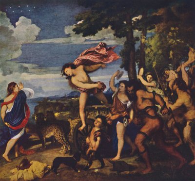 Bacco e Arianna da Tiziano Vecelli