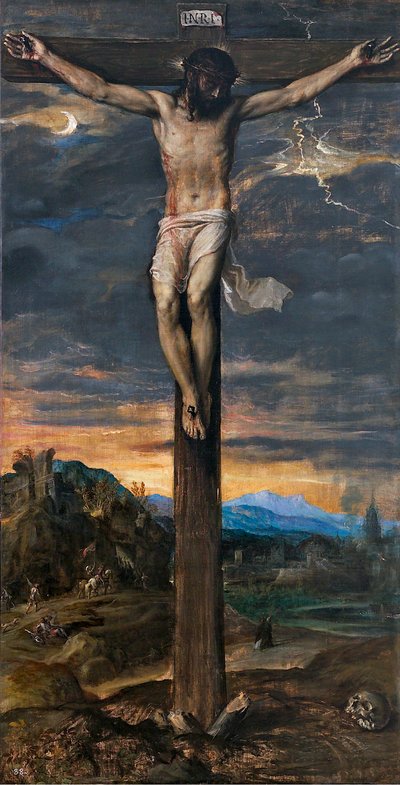 Cristo sulla croce da Tiziano Vecelli