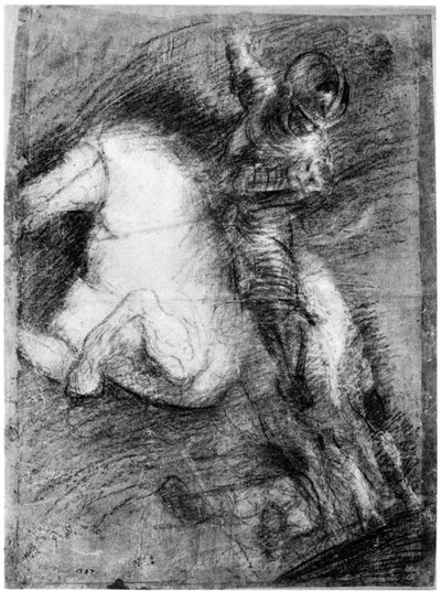 Cavaliere per la battaglia di Cadore da Tiziano Vecelli