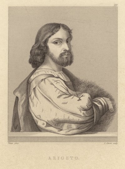 Ludovico Ariosto - poeta italiano (1474-1533) da Tiziano Vecelli
