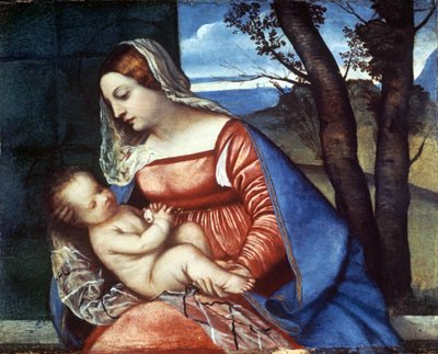 Madonna e Bambino, c1510 da Tiziano Vecelli