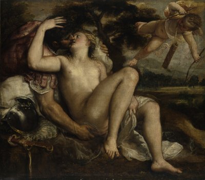 Marte, Venere e Cupido da Tiziano Vecelli