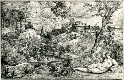 Medoro e Angelica o Giasone e Medea, c1535-1545, 1937 da Tiziano Vecelli