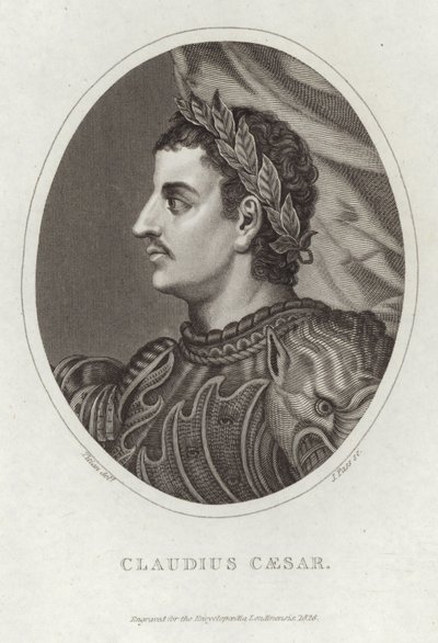 Ritratto di Claudio Cesare da Tiziano Vecelli