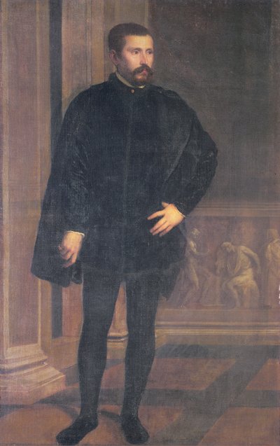 Ritratto di Diego Hurtado de Mendoza (1503-75), politico spagnolo da Tiziano Vecelli