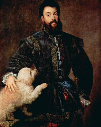 Ritratto di Federico II Gonzaga, Duca di Mantova, 1500-1540, c1525 da Tiziano Vecelli