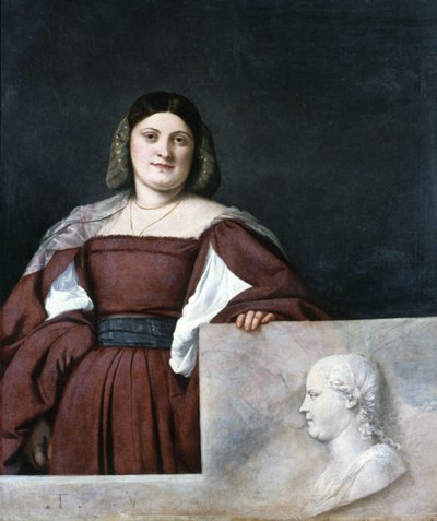 Ritratto di una signora, La Schiavona La donna dalmata, c1510-1512 da Tiziano Vecelli