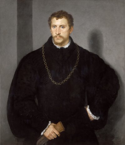 Ritratto di un giovane inglese con occhi grigi da Tiziano Vecelli