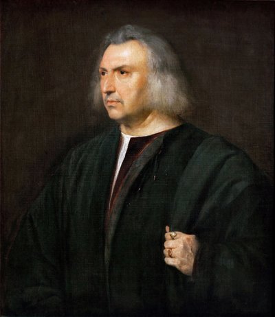 Ritratto del medico Gian Giacomo Bartolotti da Parma da Tiziano Vecelli