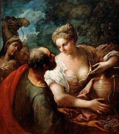 Rebecca al pozzo, XVI secolo da Tiziano Vecelli