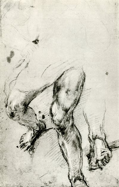 Studio per il martirio di San Lorenzo a Venezia, c. 1550, 1937 da Tiziano Vecelli